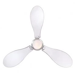 Josef 48 in. LED Brushed Nickel DC Motor Ceiling Fan with Light Fixture and Remote Control by Westinghouse -Westinghouse Shop brushed nickel westinghouse ceiling fans with lights 7225800 4f 1000