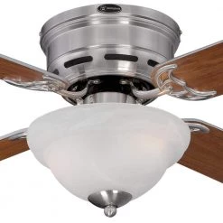 Hadley 42 in. LED Brushed Nickel Ceiling Fan with Light Kit by Westinghouse -Westinghouse Shop brushed nickel westinghouse ceiling fans with lights 7230400 4f 1000