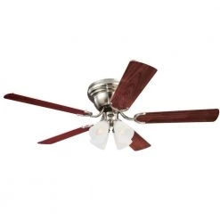 Contempra IV 52 in. LED Brushed Nickel Ceiling Fan with Light Kit by Westinghouse