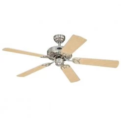 Vintage II 52 in. LED Brushed Nickel Ceiling Fan with Light Kit by Westinghouse -Westinghouse Shop brushed nickel westinghouse ceiling fans with lights 7234900 4f 1000