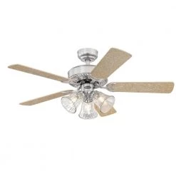 Newtown 42 in. LED Brushed Nickel Ceiling Fan with Light Kit by Westinghouse -Westinghouse Shop brushed nickel westinghouse ceiling fans with lights 7235400 fa 1000