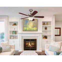 Richboro SE 42 in. LED Brushed Nickel Ceiling Fan with Light Kit by Westinghouse -Westinghouse Shop brushed nickel westinghouse ceiling fans with lights 7237500 31 1000