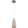 Percy 1-Light Brushed Nickel Mini Pendant with Perforated Metal Shade by Westinghouse