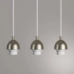 3-Light Brushed Nickel Adjustable Mini Pendant by Westinghouse -Westinghouse Shop brushed nickel westinghouse chandeliers 6301200 1f 1000