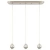 3-Light Brushed Nickel Adjustable Mini Pendant by Westinghouse
