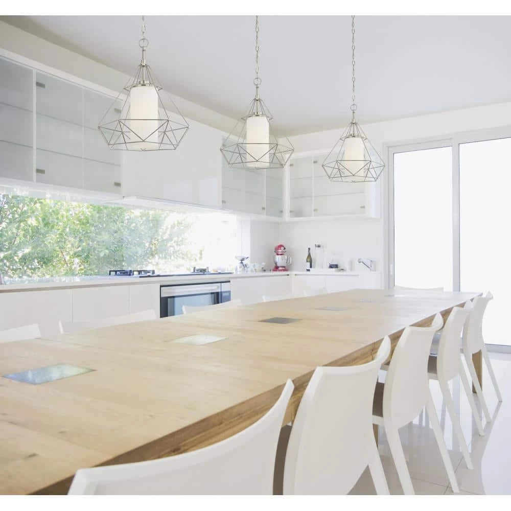 1-Light Brushed Nickel Finish Pendant by Westinghouse 4 1-Light Brushed Nickel Finish Pendant by Westinghouse - Image 4