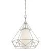 1-Light Brushed Nickel Finish Pendant by Westinghouse