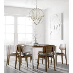 Stella Mira 6-Light Brushed Nickel Chandelier by Westinghouse -Westinghouse Shop brushed nickel westinghouse chandeliers 6328300 31 1000