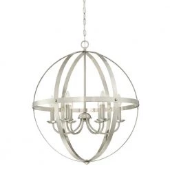 Stella Mira 6-Light Brushed Nickel Chandelier by Westinghouse