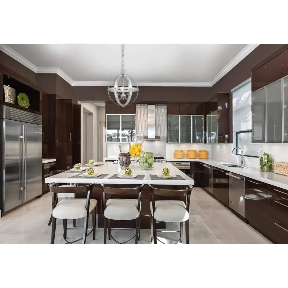 Stella Mira 3-Light Brushed Nickel Pendant by Westinghouse 11 Stella Mira 3-Light Brushed Nickel Pendant by Westinghouse - Image 11