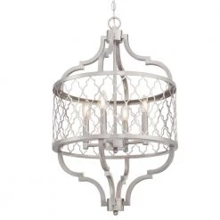 Sahara 4-Light Brushed Nickel Chandelier by Westinghouse 8 Sahara 4-Light Brushed Nickel Chandelier by Westinghouse -Westinghouse Shop brushed nickel westinghouse chandeliers 6368500 c3 1000