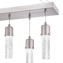 Cava 150-Watt Equivalent Integrated LED Brushed Nickel Chandelier with Bubble Glass by Westinghouse -Westinghouse Shop brushed nickel westinghouse chandeliers 6371900 1f 1000