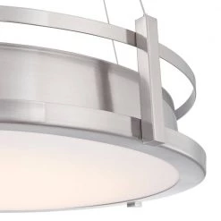 Andro 150-Watt Equivalent Integrated LED Brushed Nickel Chandelier with Frosted Lens by Westinghouse -Westinghouse Shop brushed nickel westinghouse chandeliers 6372200 1f 1000