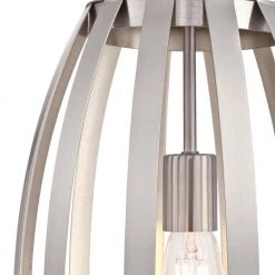 Farah 1-Light Brushed Nickel Pendant by Westinghouse -Westinghouse Shop brushed nickel westinghouse chandeliers 6372800 1f 1000