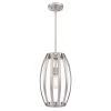 Farah 1-Light Brushed Nickel Pendant by Westinghouse
