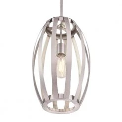 Farah 1-Light Brushed Nickel Pendant by Westinghouse -Westinghouse Shop brushed nickel westinghouse chandeliers 6372800 c3 1000