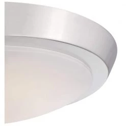 20-Watt Brushed Nickel Integrated LED Flush Mount by Westinghouse -Westinghouse Shop brushed nickel westinghouse flush mount lights 6107300 1f 1000