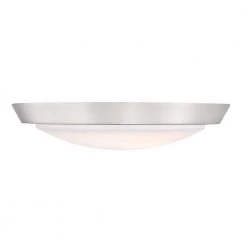 20-Watt Brushed Nickel Integrated LED Flush Mount by Westinghouse -Westinghouse Shop brushed nickel westinghouse flush mount lights 6107300 c3 1000