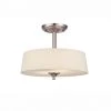 Parker Mews 2-Light Brushed Nickel Ceiling Fixture by Westinghouse