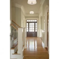 Parker Mews 2-Light Brushed Nickel Ceiling Fixture by Westinghouse -Westinghouse Shop brushed nickel westinghouse flush mount lights 6225900 31 1000