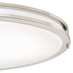 150-Watt Brushed Nickel Integrated LED Flush Mount by Westinghouse -Westinghouse Shop brushed nickel westinghouse flush mount lights 6307800 4f 1000