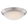 16-Watt Brushed Nickel Integrated LED Flush Mount by Westinghouse