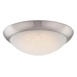 16-Watt Brushed Nickel Integrated LED Flush Mount by Westinghouse