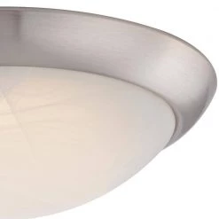 16-Watt Brushed Nickel Integrated LED Flush Mount by Westinghouse -Westinghouse Shop brushed nickel westinghouse flush mount lights 6308800 c3 1000