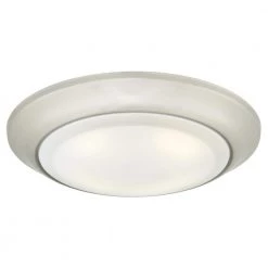 15-Watt Brushed Nickel Indoor/Outdoor Integrated LED Flush Mount by Westinghouse