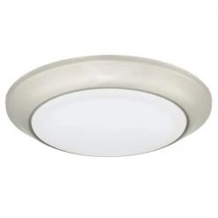 15-Watt Brushed Nickel Indoor/Outdoor Integrated LED Flush Mount by Westinghouse -Westinghouse Shop brushed nickel westinghouse flush mount lights 6322700 c3 1000