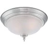 2-Light Brushed Nickel Flush Mount (2-Pack) by Westinghouse