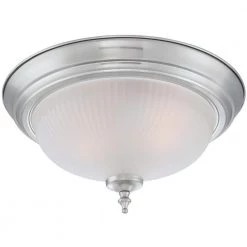 2-Light Brushed Nickel Flush Mount (2-Pack) by Westinghouse