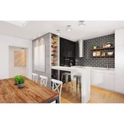 Iron Hill 9 in. 1-Light Brushed Nickel Semi-Flush Mount by Westinghouse -Westinghouse Shop brushed nickel westinghouse flush mount lights 6370000 31 1000