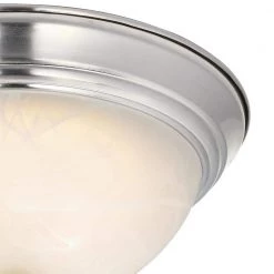 60-Watt Brushed Nickel Integrated LED Flush Mount by Westinghouse -Westinghouse Shop brushed nickel westinghouse flush mount lights 6400500 1f 1000