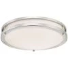 100-Watt Brushed Nickel Integrated Dimmable ENERGY STAR LED Flush Mount by Westinghouse
