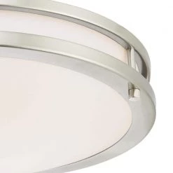 100-Watt Brushed Nickel Integrated Dimmable ENERGY STAR LED Flush Mount by Westinghouse -Westinghouse Shop brushed nickel westinghouse flush mount lights 6401200 c3 1000