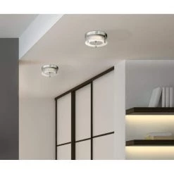 Remi 6 in. 12-Watt Brushed Nickel Integrated LED Flush Mount by Westinghouse -Westinghouse Shop brushed nickel westinghouse flush mount lights 6575200 31 1000