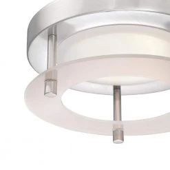 Remi 6 in. 12-Watt Brushed Nickel Integrated LED Flush Mount by Westinghouse -Westinghouse Shop brushed nickel westinghouse flush mount lights 6575200 4f 1000