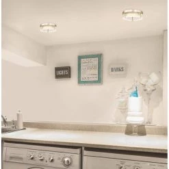 Remi 8 in. 15-Watt Brushed Nickel Integrated LED Flush Mount by Westinghouse -Westinghouse Shop brushed nickel westinghouse flush mount lights 6575300 31 1000