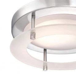Remi 8 in. 15-Watt Brushed Nickel Integrated LED Flush Mount by Westinghouse -Westinghouse Shop brushed nickel westinghouse flush mount lights 6575300 4f 1000