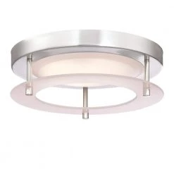 Remi 8 in. 15-Watt Brushed Nickel Integrated LED Flush Mount by Westinghouse