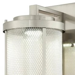 Skyview 1-Light Brushed Nickel Outdoor Integrated LED Wall Lantern Sconce by Westinghouse -Westinghouse Shop brushed nickel westinghouse outdoor sconces 6312124 44 1000