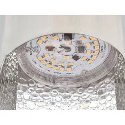 Carson 2-Light Brushed Nickel with Hammered Brushed Nickel Interior Outdoor Integrated LED Wall Lantern Sconce by Westinghouse -Westinghouse Shop brushed nickel westinghouse outdoor sconces 6348900 fa 1000