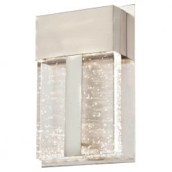 Cava II 1-Light Brushed Nickel Outdoor Integrated LED Wall Lantern Sconce by Westinghouse