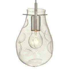 1-Light Brushed Nickel Mini Pendant by Westinghouse 6 1-Light Brushed Nickel Mini Pendant by Westinghouse -Westinghouse Shop brushed nickel westinghouse pendant lights 6329100 c3 1000