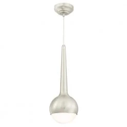 7-1/2-Watt Brushed Nickel Integrated LED Mini Pendant by Westinghouse