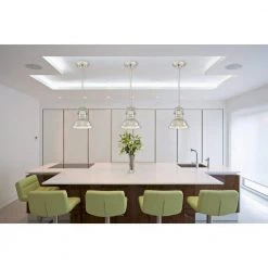 Boswell 1-Light Brushed Nickel Mini Pendant with LED Bulb by Westinghouse -Westinghouse Shop brushed nickel westinghouse pendant lights 6334600 a0 1000