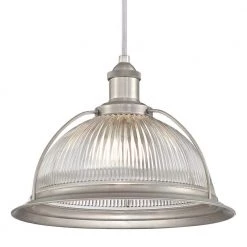 1-Light Brushed Nickel Pendant by Westinghouse -Westinghouse Shop brushed nickel westinghouse pendant lights 6338700 c3 1000