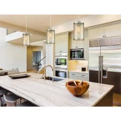 1-Light Brushed Nickel Mini Pendant by Westinghouse 7 1-Light Brushed Nickel Mini Pendant by Westinghouse -Westinghouse Shop brushed nickel westinghouse pendant lights 6345300 4f 1000