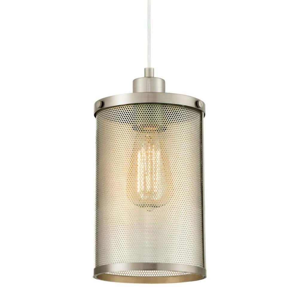 1-Light Brushed Nickel Mini Pendant by Westinghouse 2 1-Light Brushed Nickel Mini Pendant by Westinghouse - Image 2